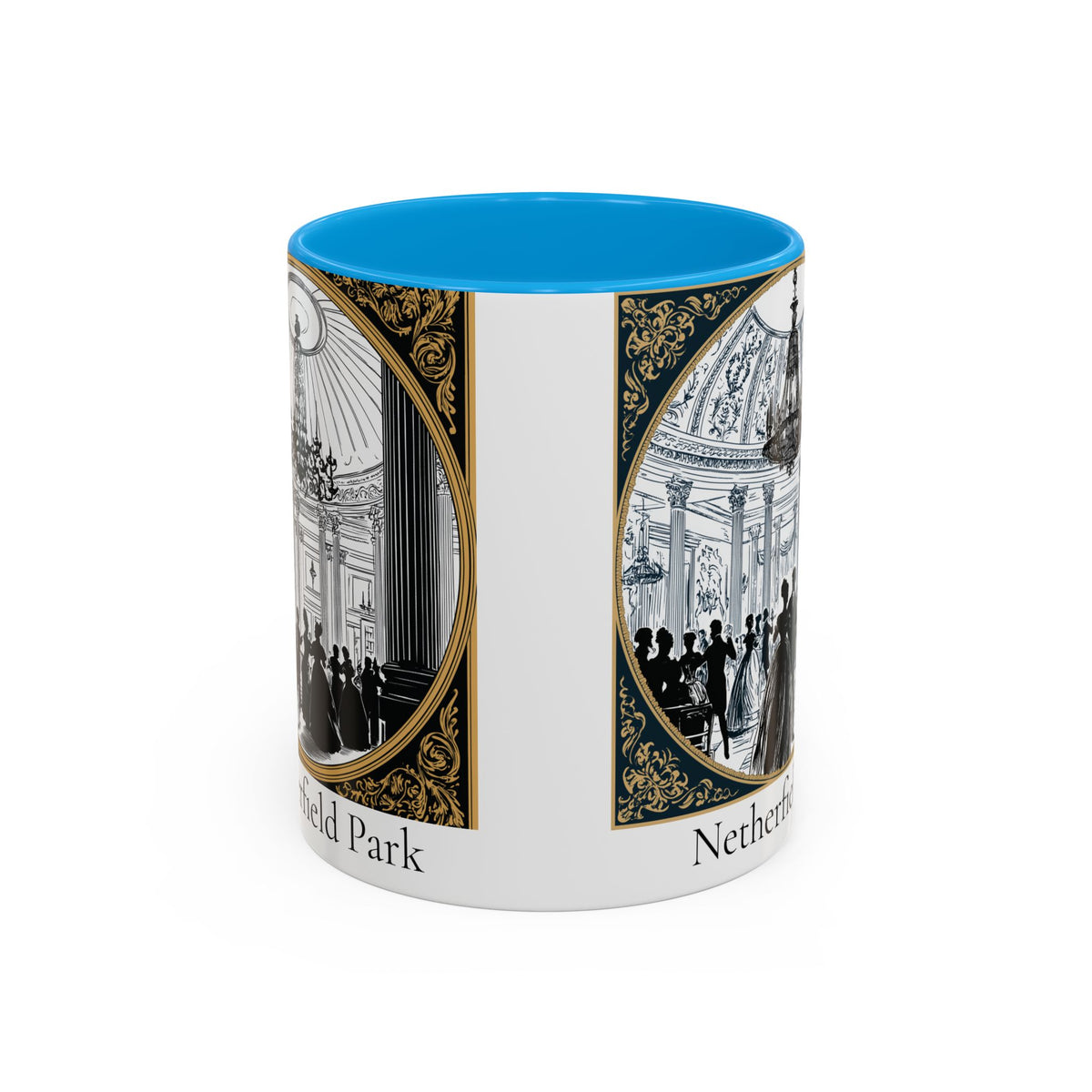 Netherfield Park Ballroom Scene Mug | 11oz 15oz Color Accent