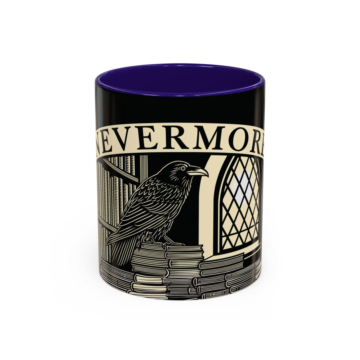 Nevermore Raven Mug | 11oz 15oz Ceramic Coffee Cup