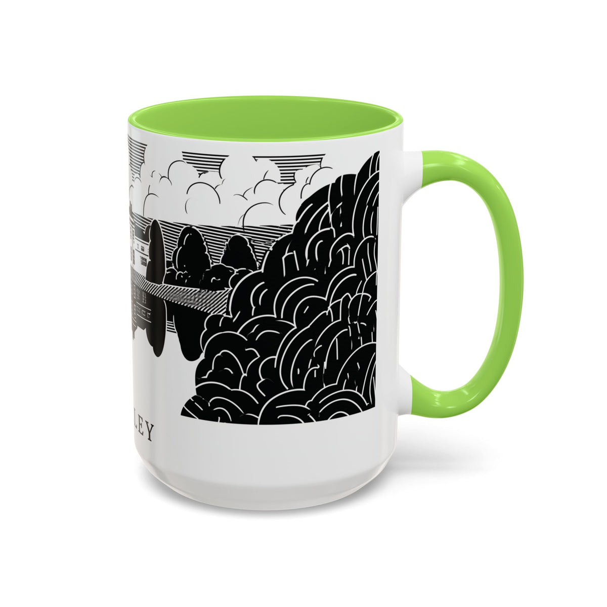 Pemberley Estate Illustration Mug | Ceramic Coffee Cup