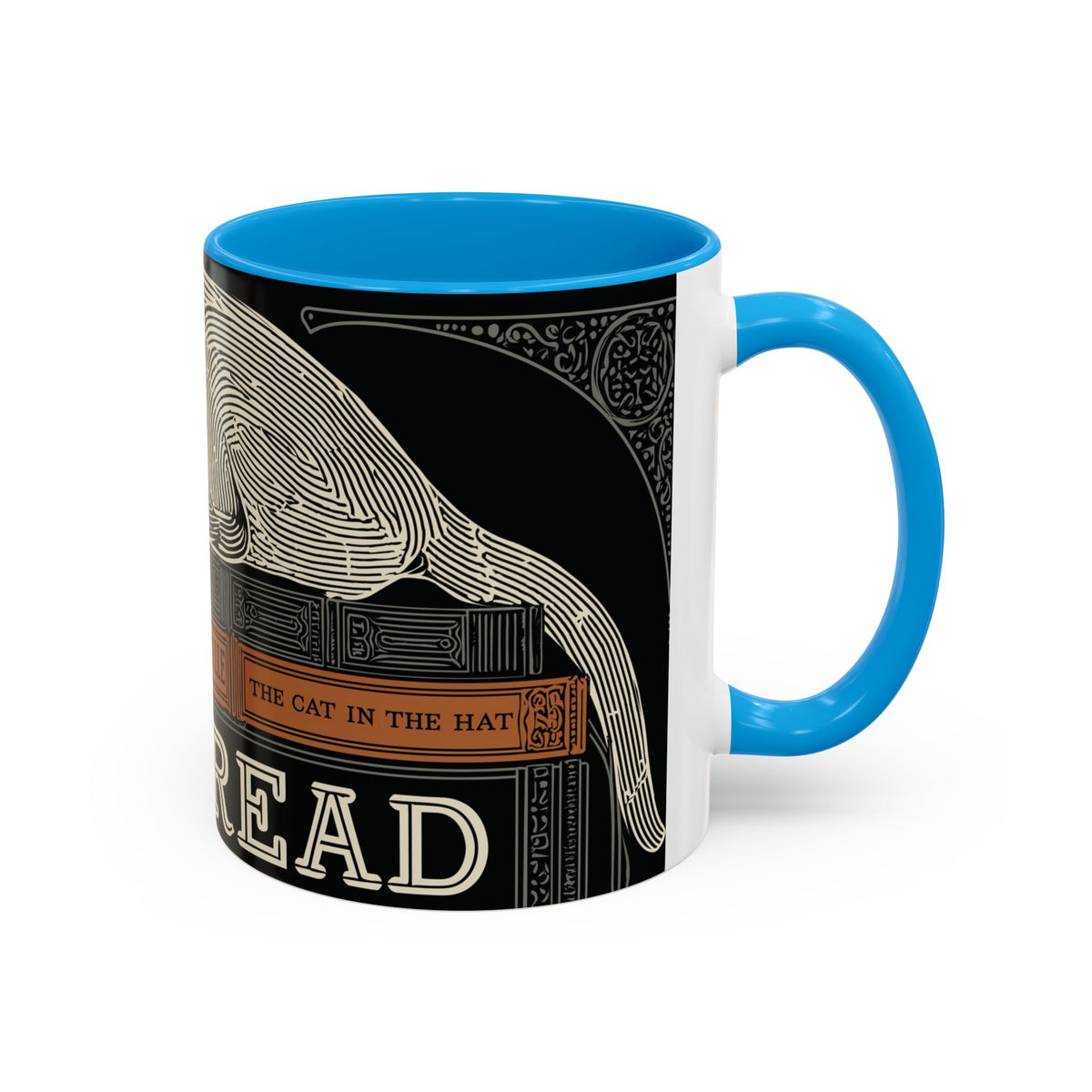 Bookstore Cat-Well Read Cat Mug | Literary Cat Stack Mug