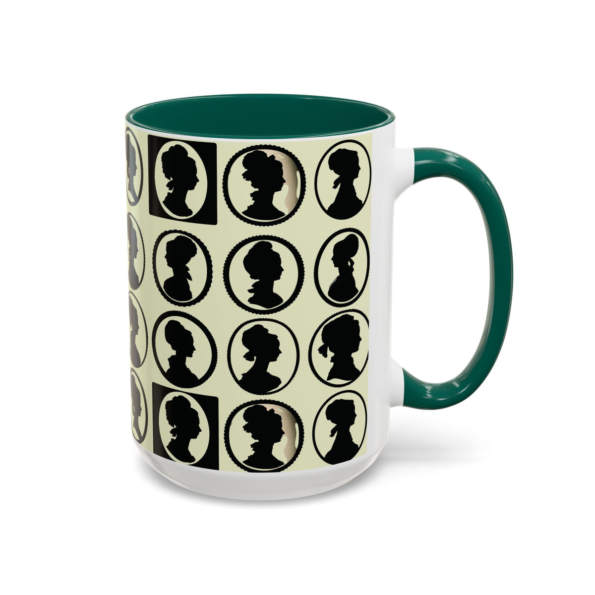 Mansfield Park Peacock Illustration Mug | Vintage Etching Wraparound