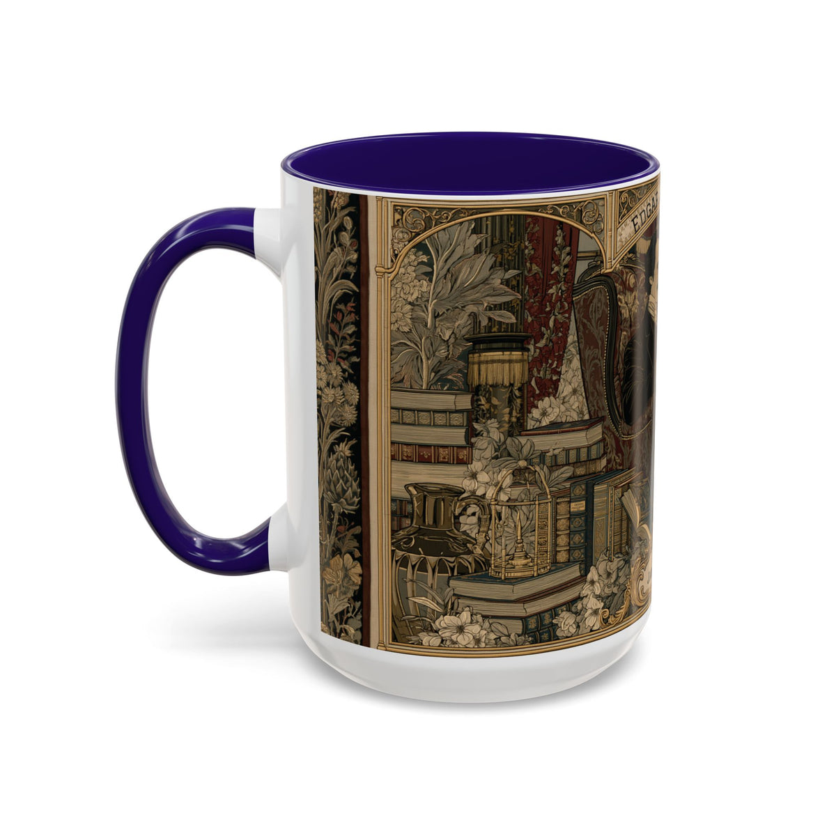 Edgar Allan Poe portrait Mug | Literary Gothic coffee mug