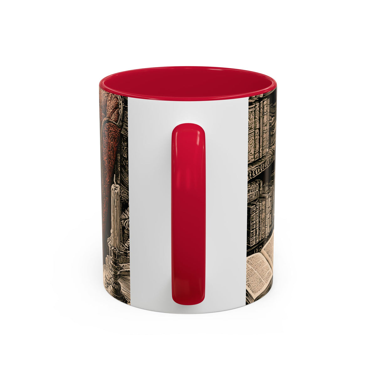 Edgar Allan Poe Raven Portrait Mug | Ceramic Coffee Cup
