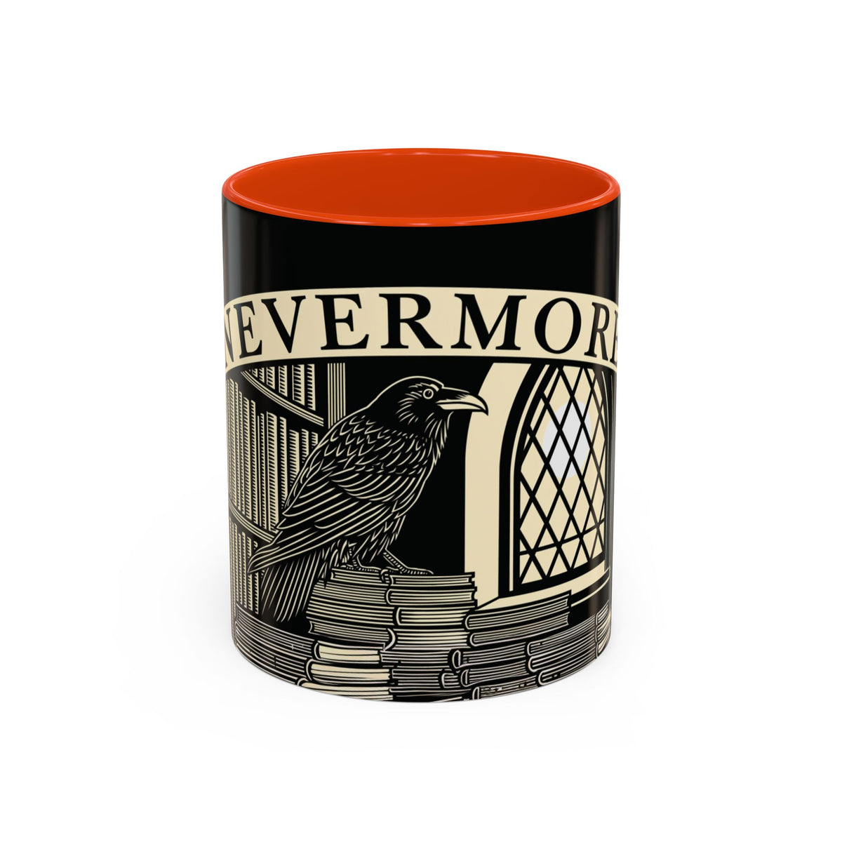 Nevermore Raven Mug | 11oz 15oz Ceramic Coffee Cup