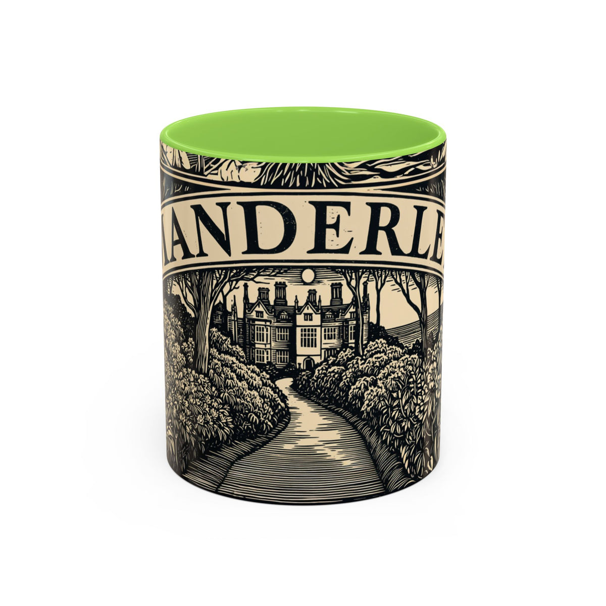 Manderley Estate Illustration Mug | Ceramic Coffee Cup