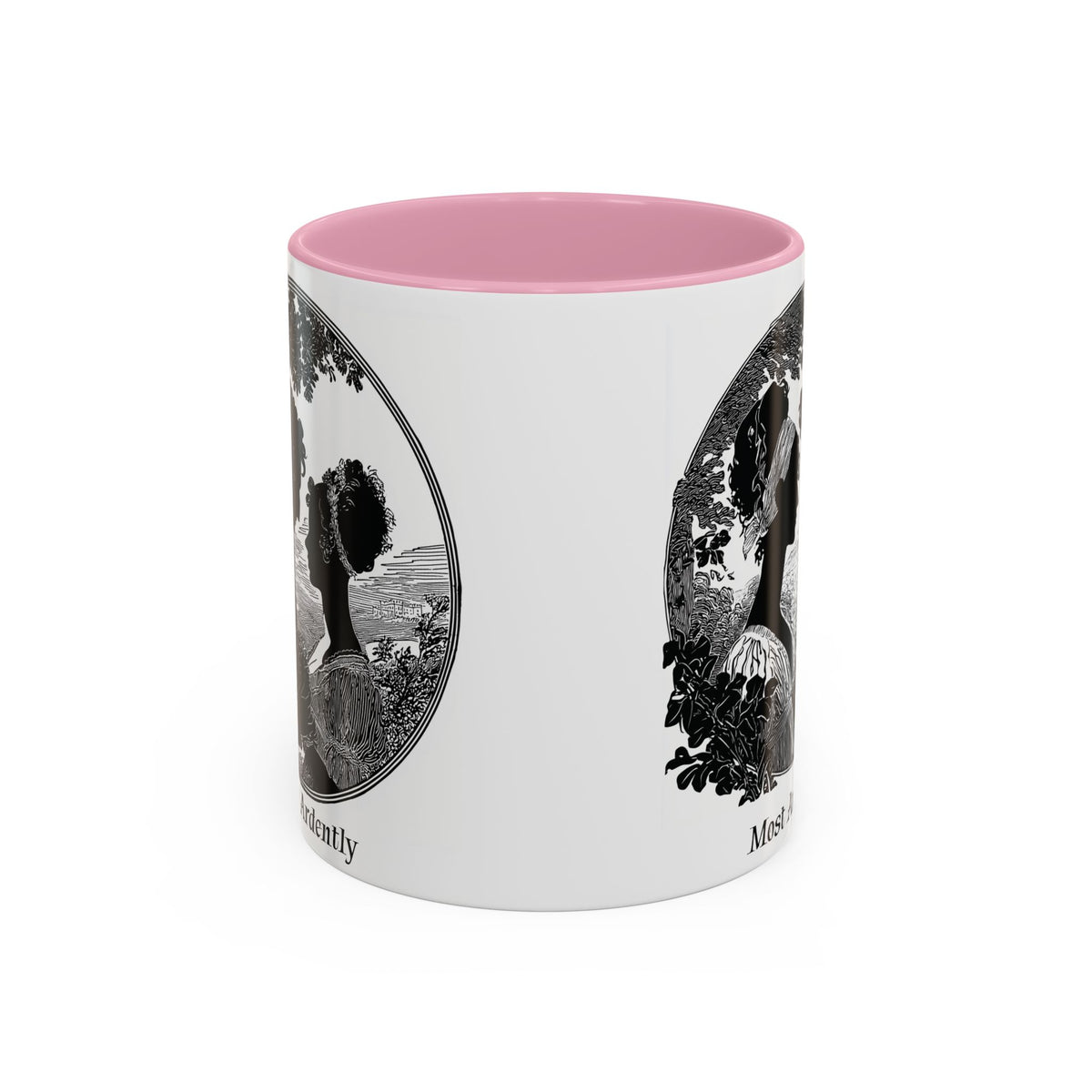 Regency Silhouette 'Most Ardently' Mug, Ceramic Coffee Mug | 11oz or 15oz