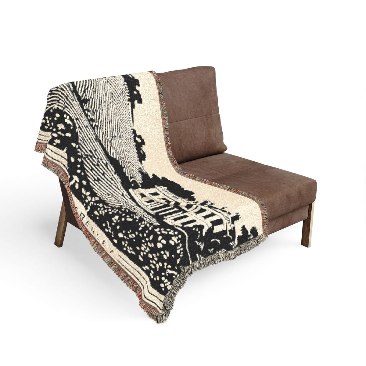 Pemberley Estate Woven Blanket | Vintage Manor Tapestry Throw