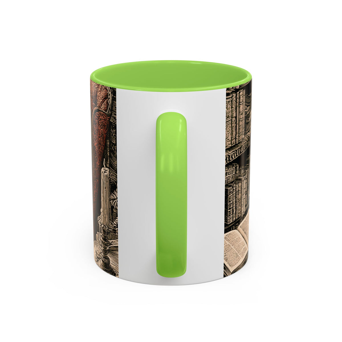 Edgar Allan Poe Raven Portrait Mug | Ceramic Coffee Cup