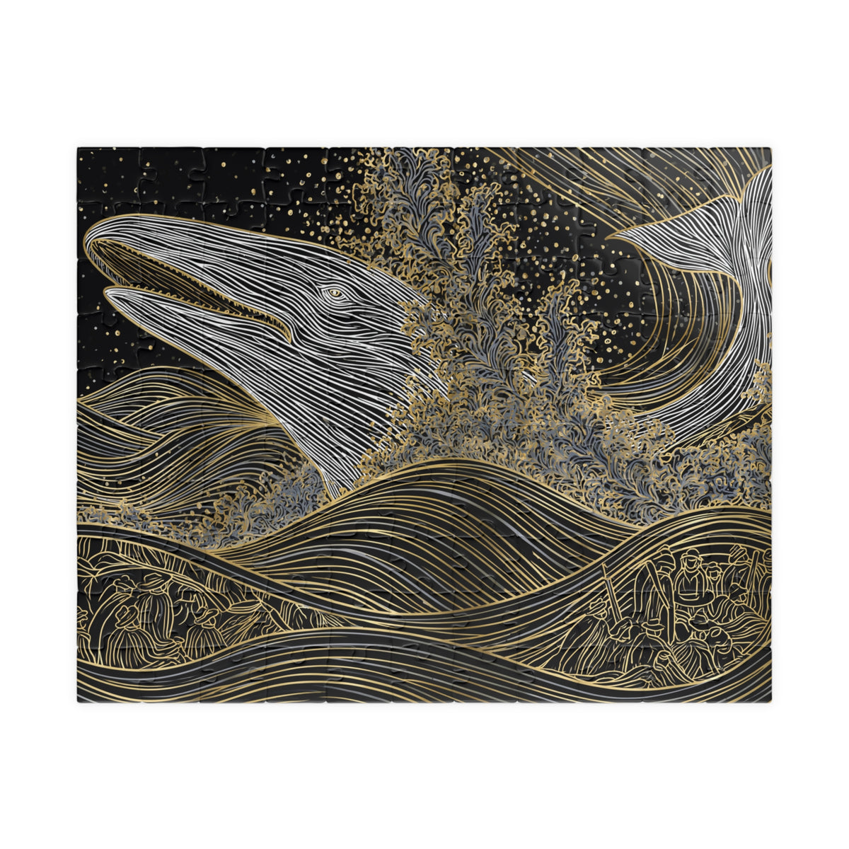 Melville's Moby Dick Puzzle | Ocean Art Jigsaw 110–1014 pcs