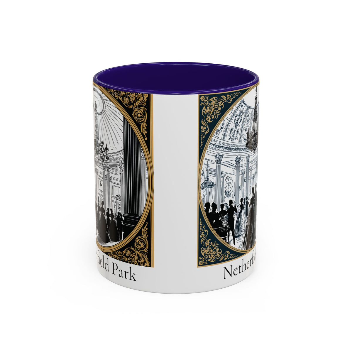 Netherfield Park Ballroom Scene Mug | 11oz 15oz Color Accent