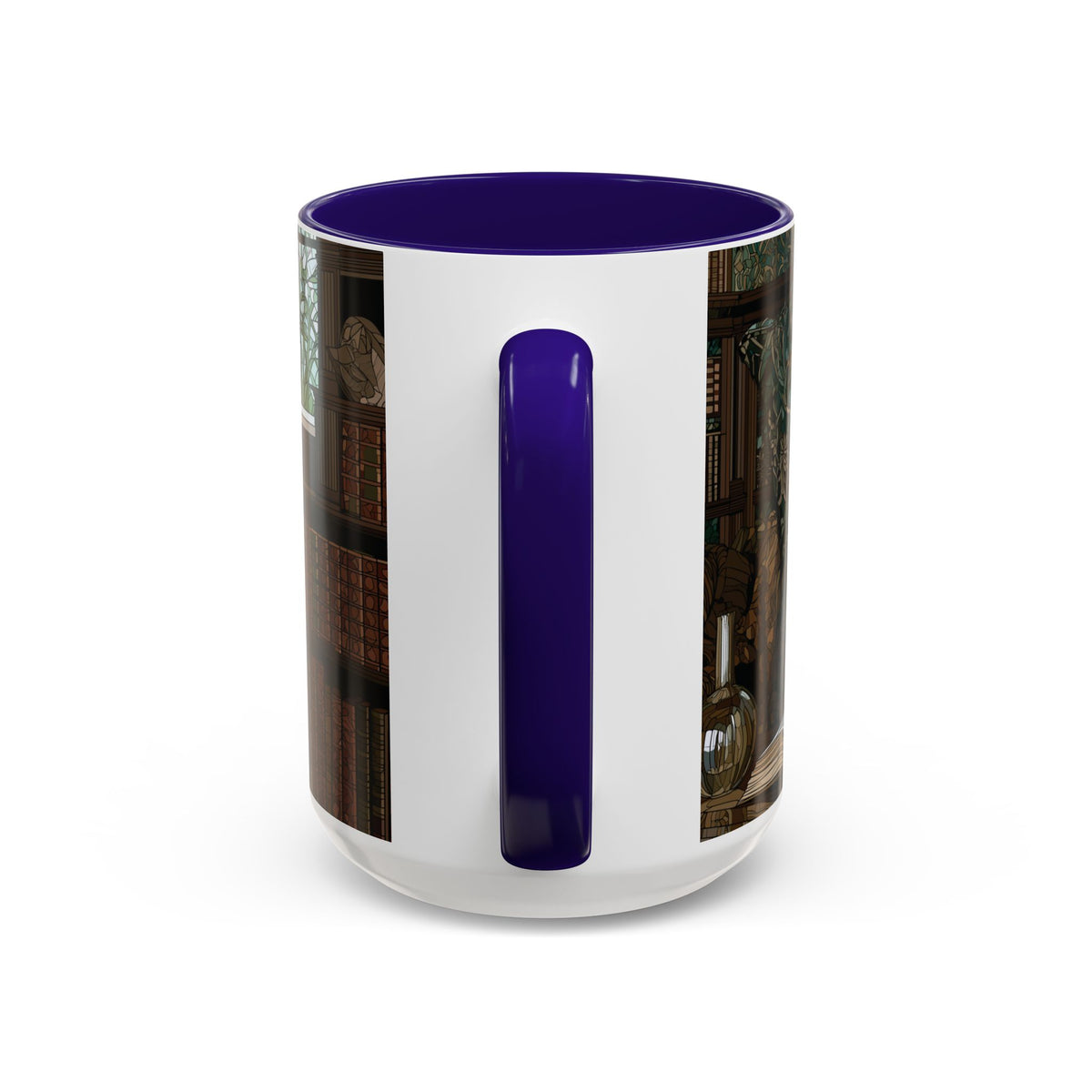 Cozy Reading Nook Cat Mug | Ceramic Coffee Cup 11oz 15oz