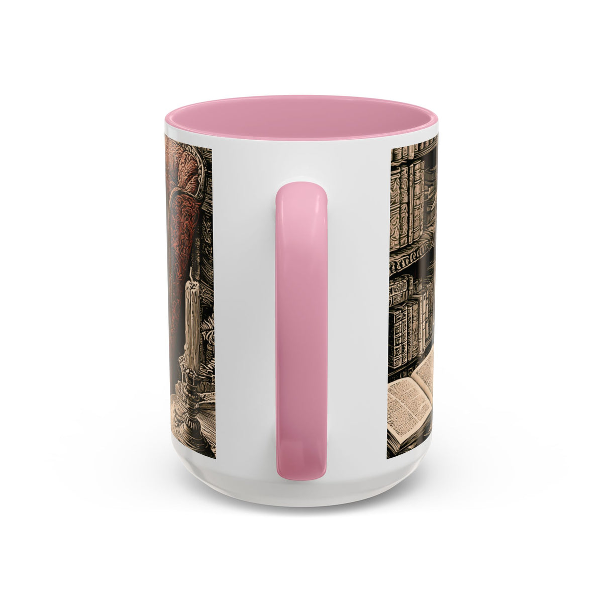 Edgar Allan Poe Raven Portrait Mug | Ceramic Coffee Cup