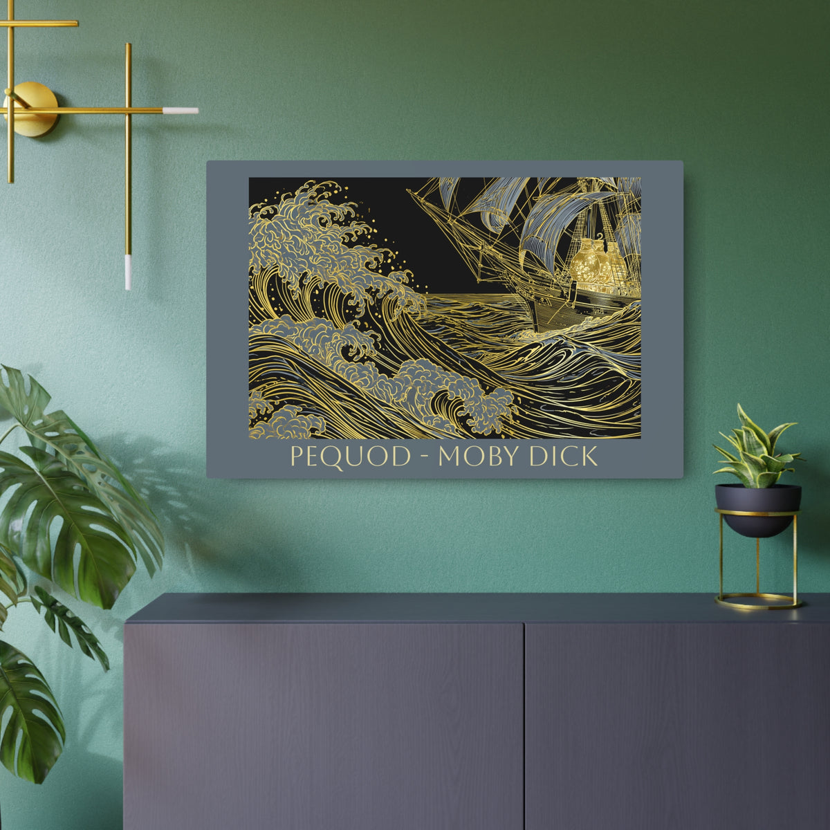 Pequod — Moby Dick Nautical Art Decor
