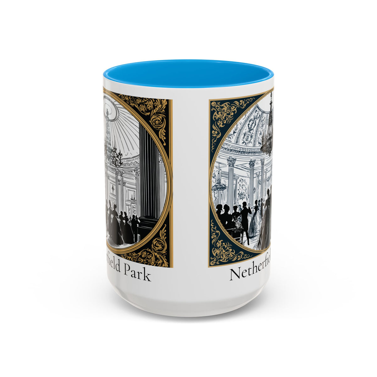 Netherfield Park Ballroom Scene Mug | 11oz 15oz Color Accent