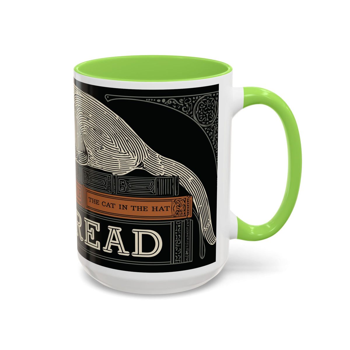 Bookstore Cat-Well Read Cat Mug | Literary Cat Stack Mug