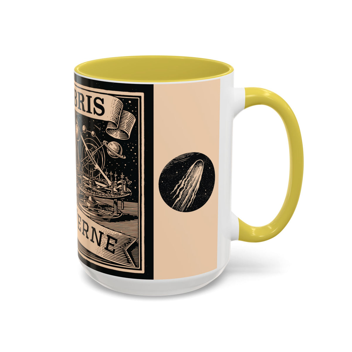 Jules Verne Ex Libris Vintage Science Fiction Coffee Mug (11oz & 15oz)