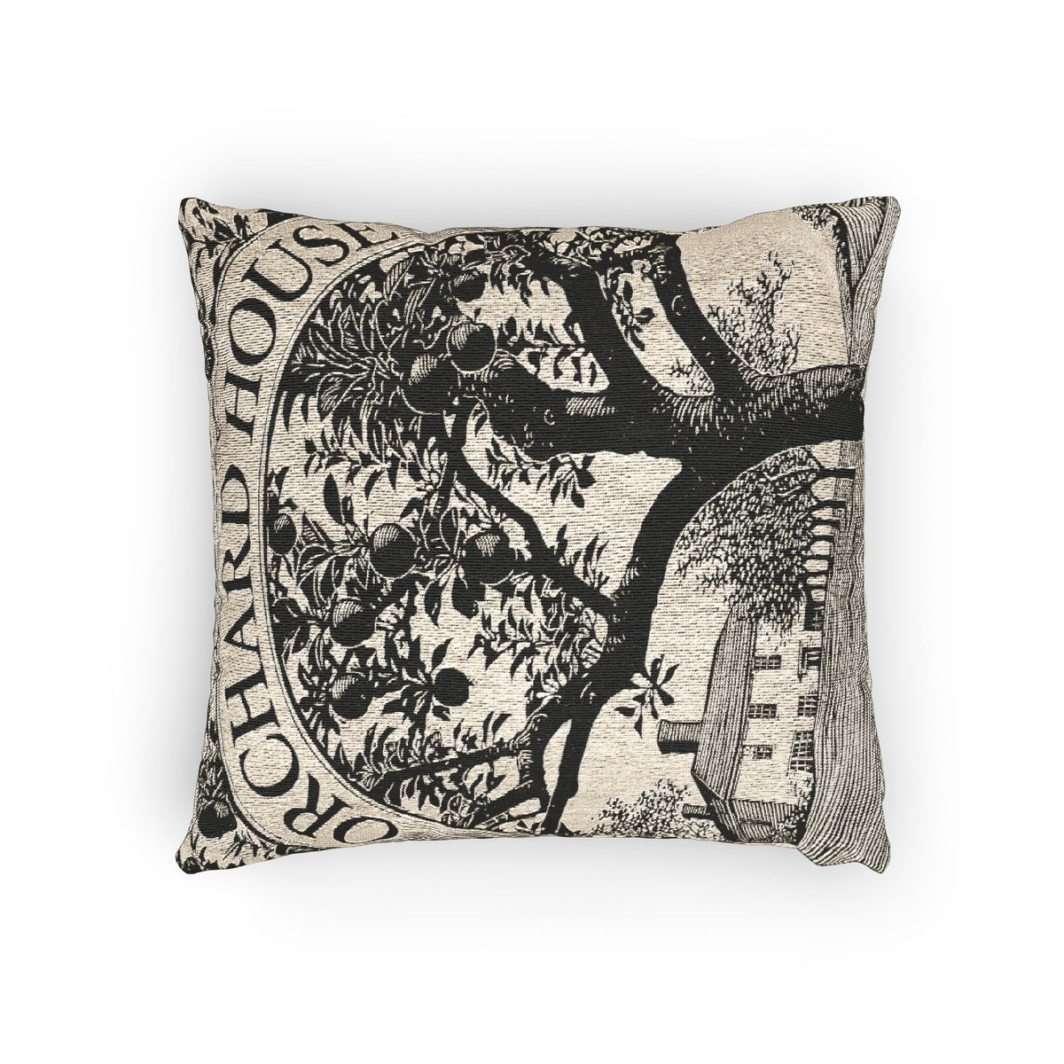 Orchard House Woven Pillow | Little Women Literary Tapestry Pillow
