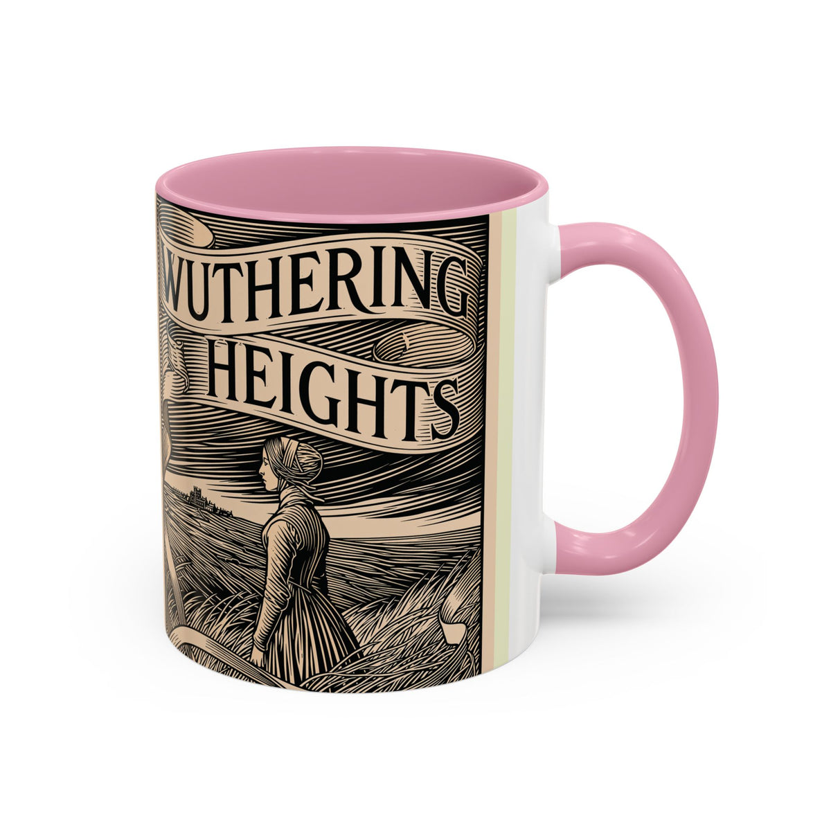Wuthering Heights Literary Ceramic Mug — Classic Book Cover Coffee Cup (11oz/15oz)