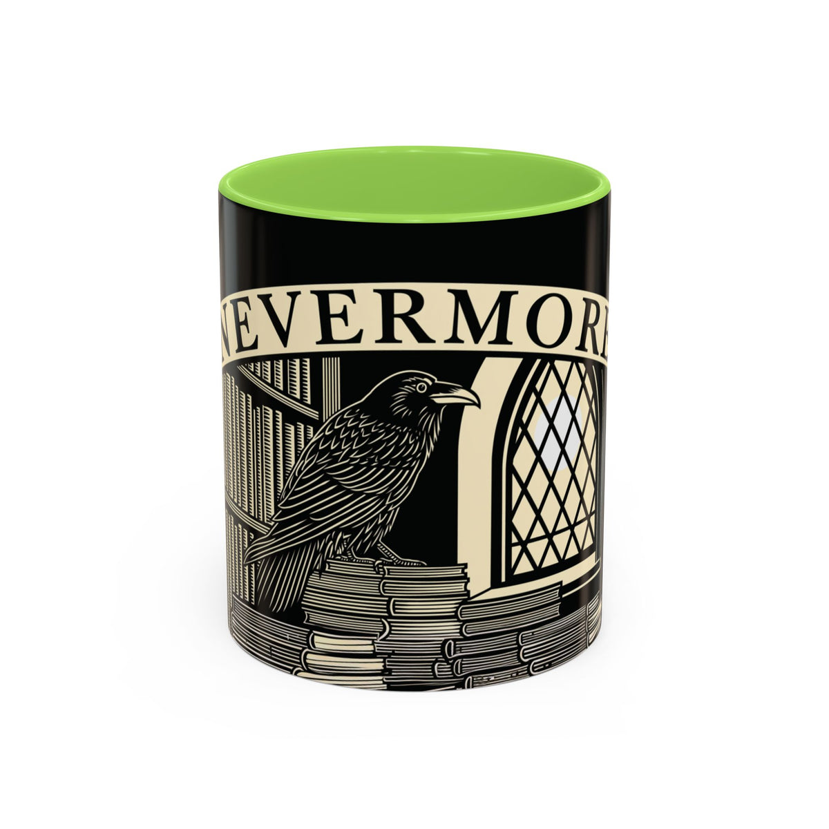Nevermore Raven Mug | 11oz 15oz Ceramic Coffee Cup