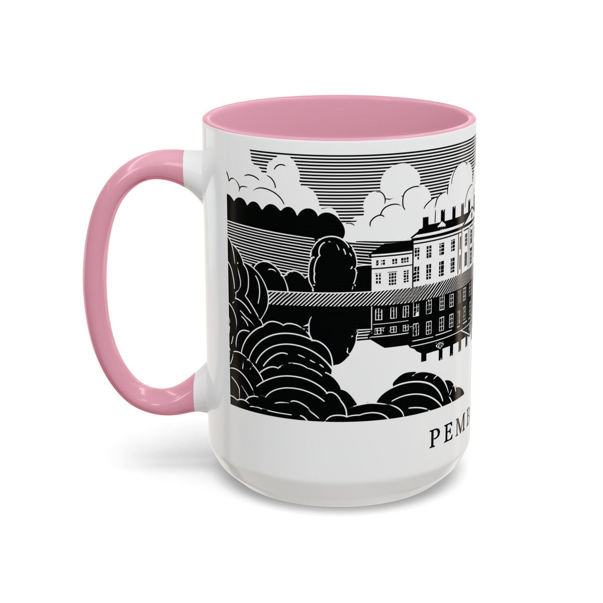 Pemberley Estate Illustration Mug | Ceramic Coffee Cup