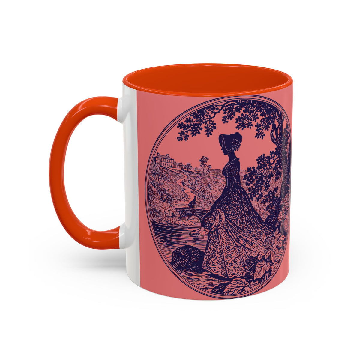 Barely Tolerable Vintage Portrait Mug — Funny Retro Coffee Cup (11oz/15oz)