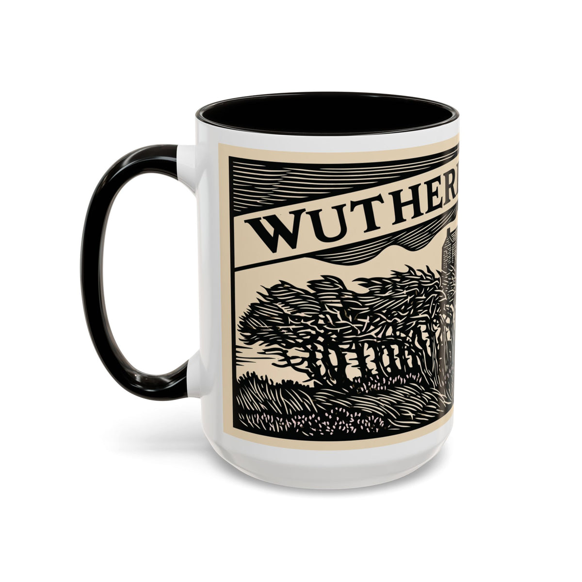 Wuthering Heights Coffee Mug | Emily Brontë Literary Design Mug
