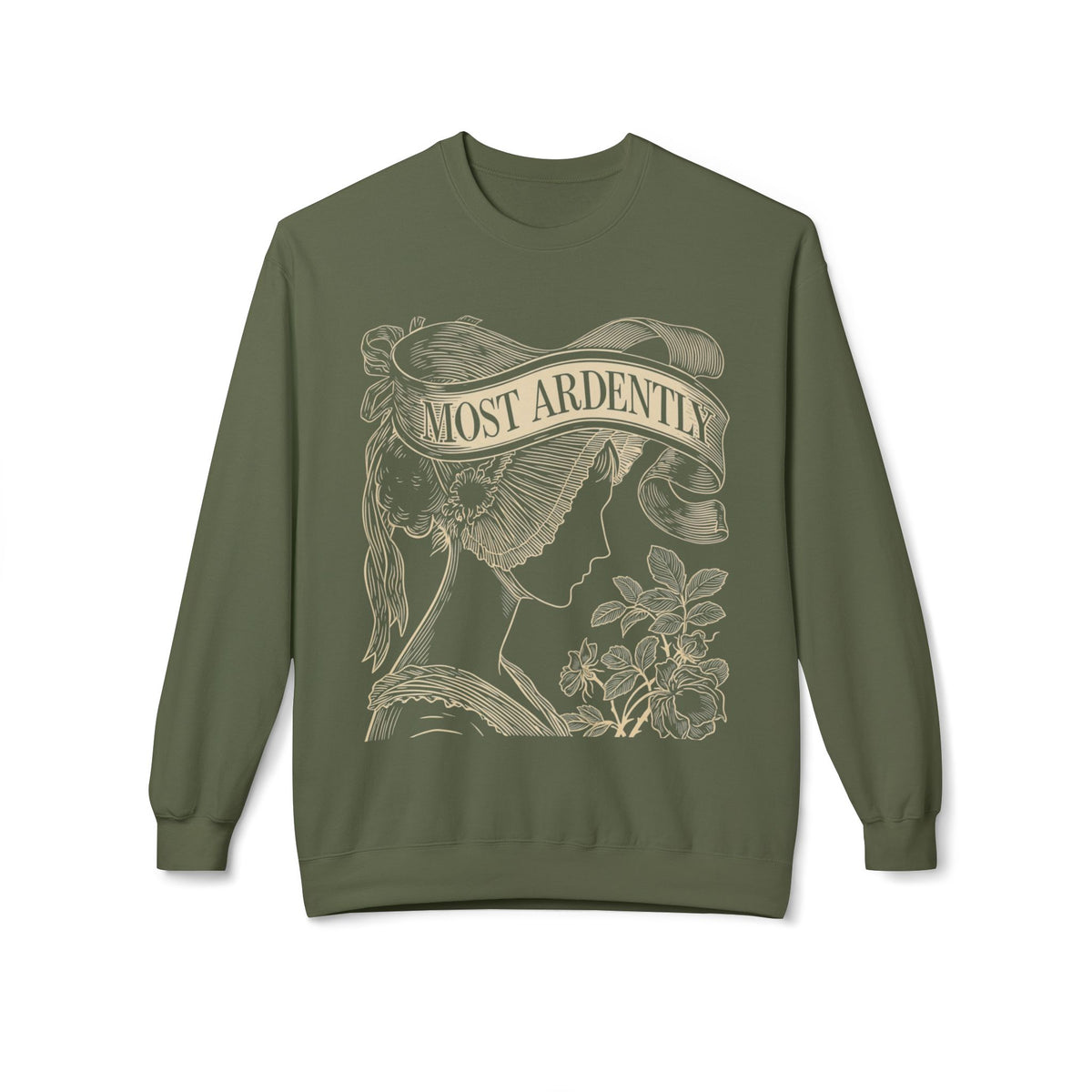 Most Ardently Vintage Floral Crewneck Sweatshirt