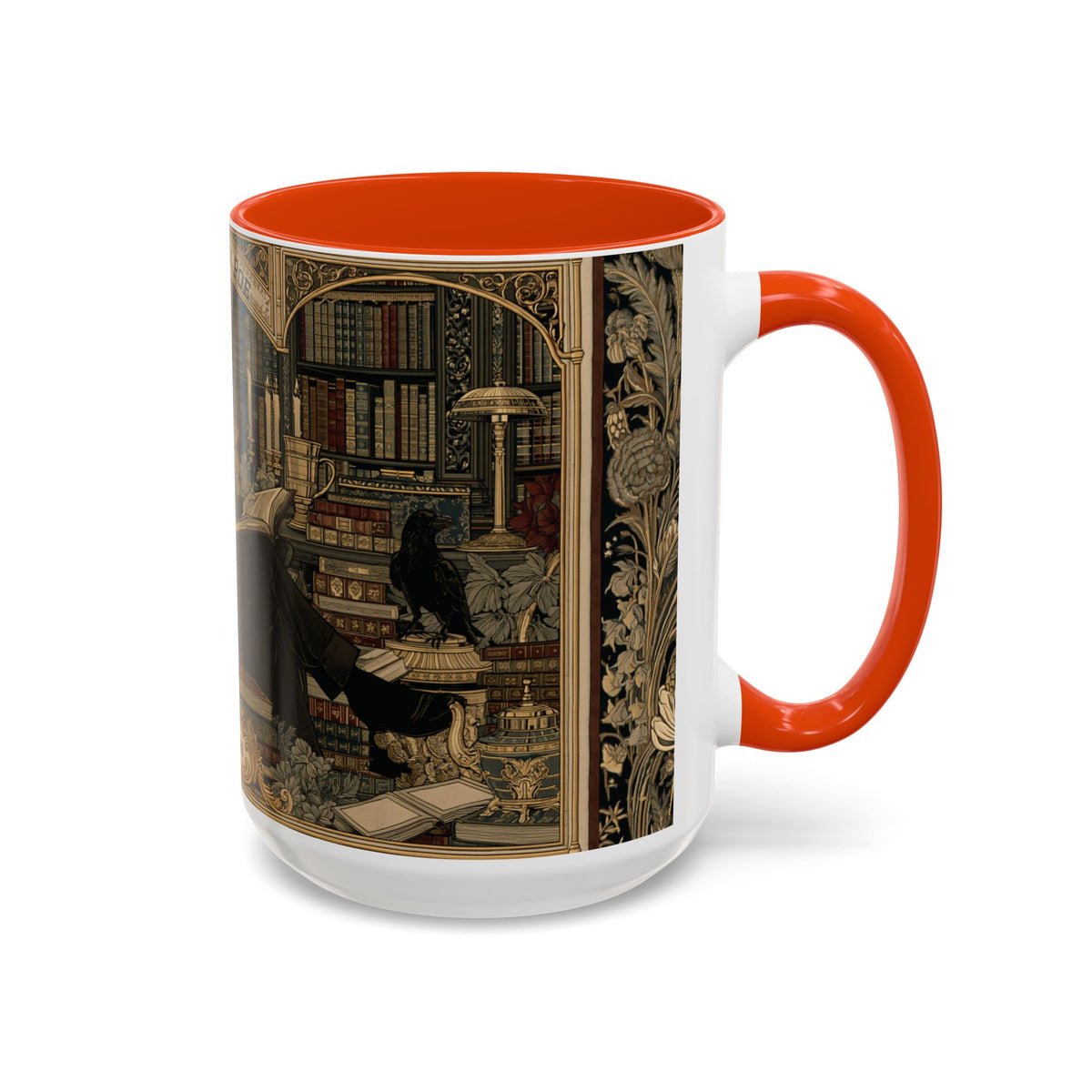 Edgar Allan Poe portrait Mug | Literary Gothic coffee mug