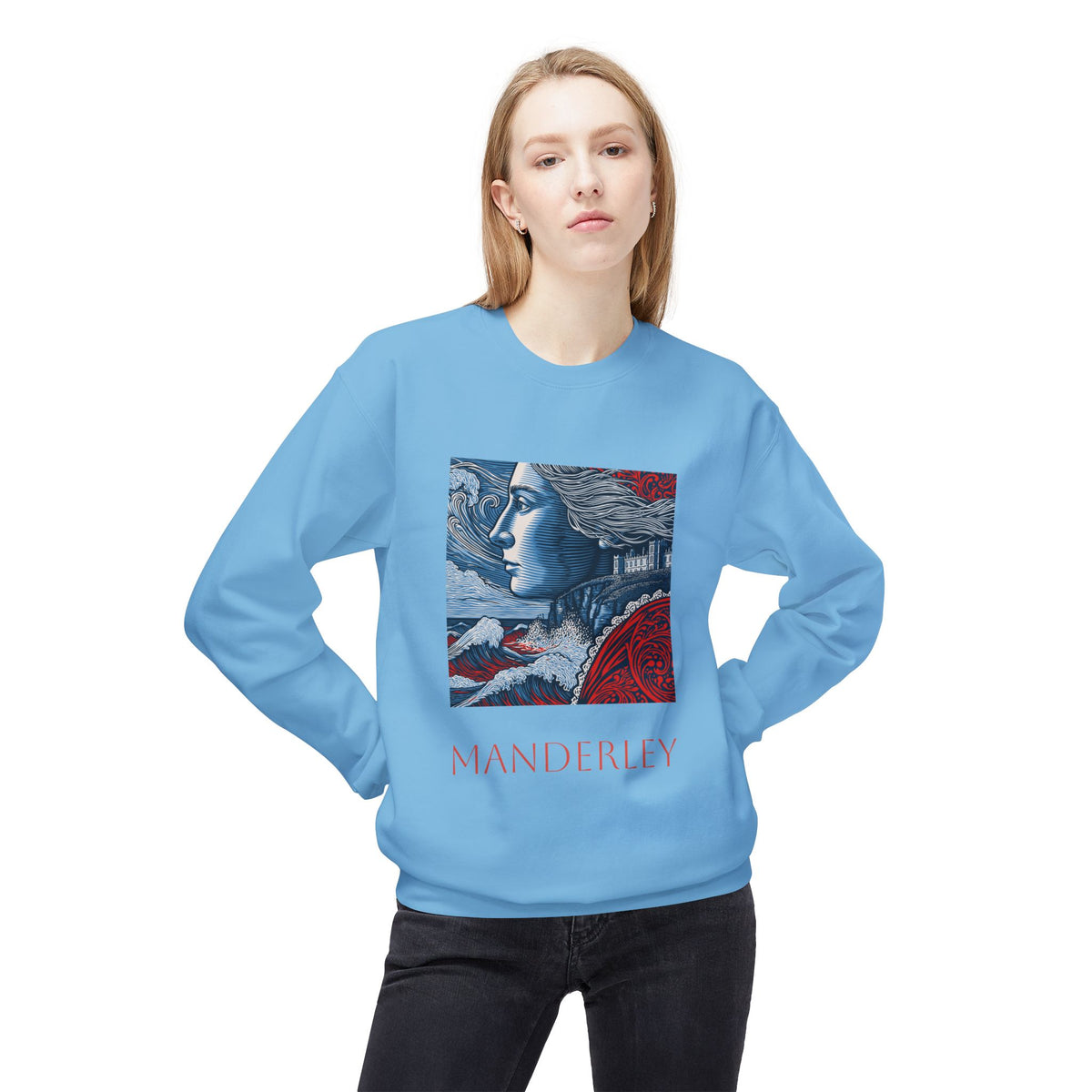 Manderley Crewneck Sweatshirt — "I feel her everywhere, you do too, don't you?"
