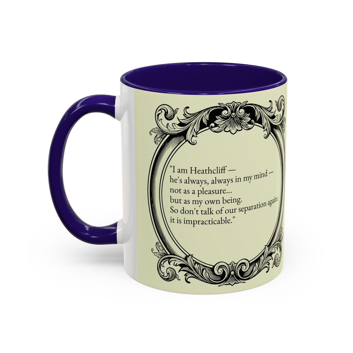 Wuthering Heights Literary Ceramic Mug — Classic Book Cover Coffee Cup (11oz/15oz)