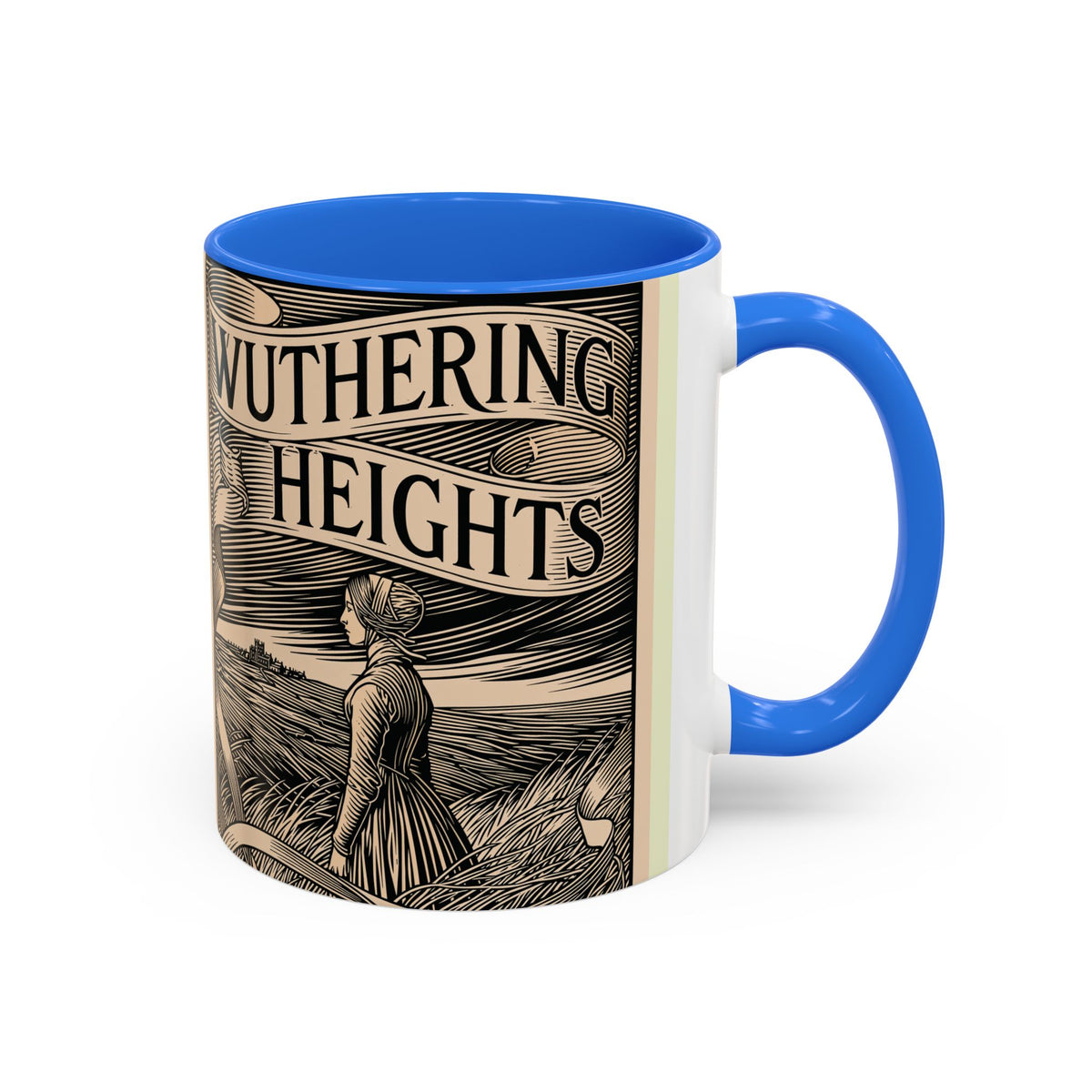 Wuthering Heights Literary Ceramic Mug — Classic Book Cover Coffee Cup (11oz/15oz)