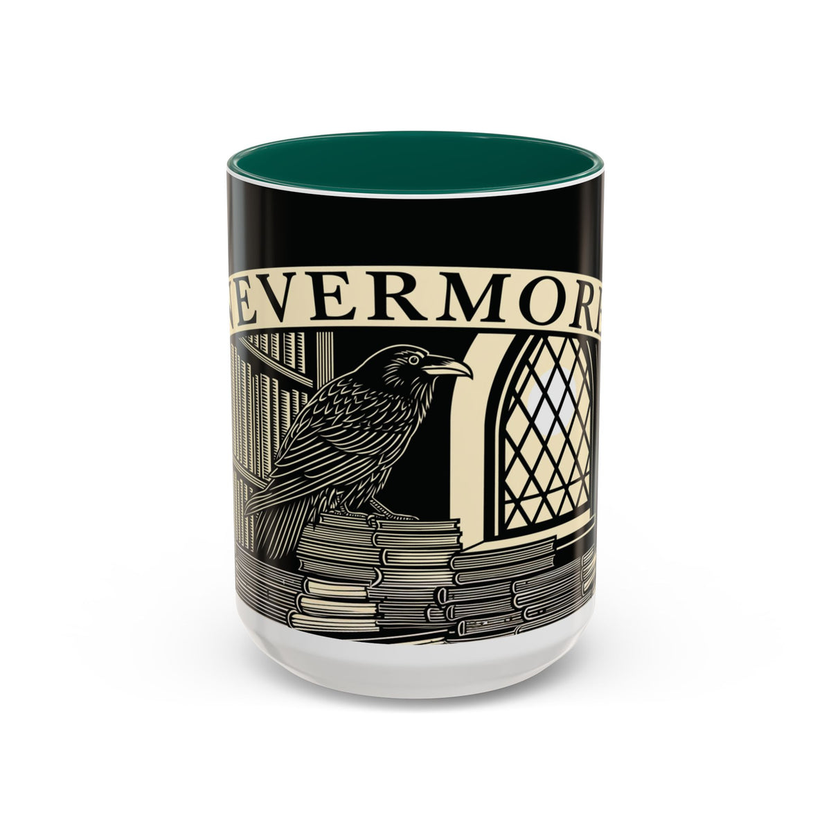 Nevermore Raven Mug | 11oz 15oz Ceramic Coffee Cup