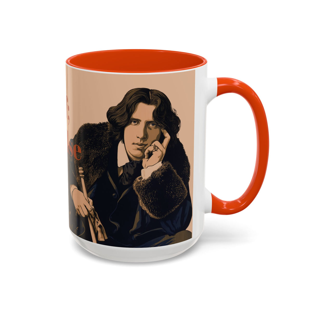 Oscar Wilde Quote Mug — "Be Yourself; Everyone Else Is Taken" Ceramic Coffee Cup (11oz/15oz)