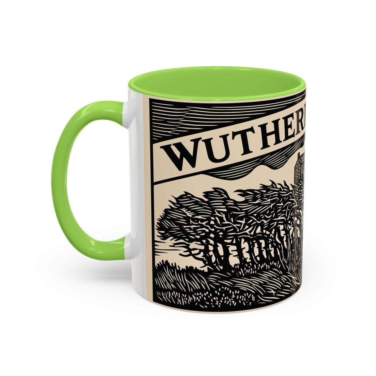 Wuthering Heights Coffee Mug | Emily Brontë Literary Design Mug