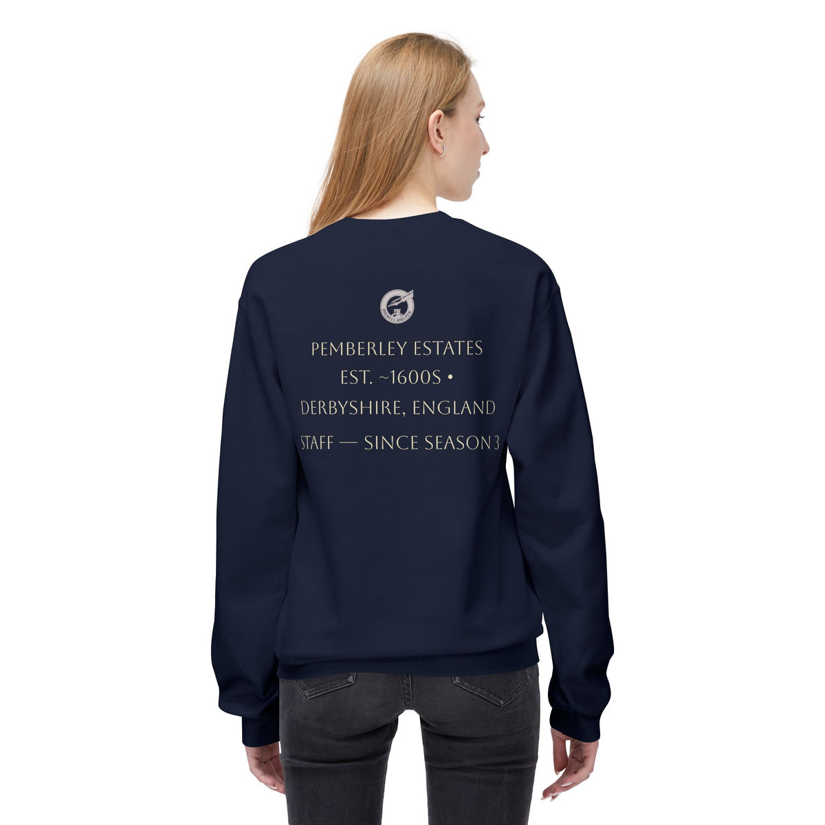 Pemberley Estate Crewneck Sweatshirt — Jane Austen Cozy Literary Pullover
