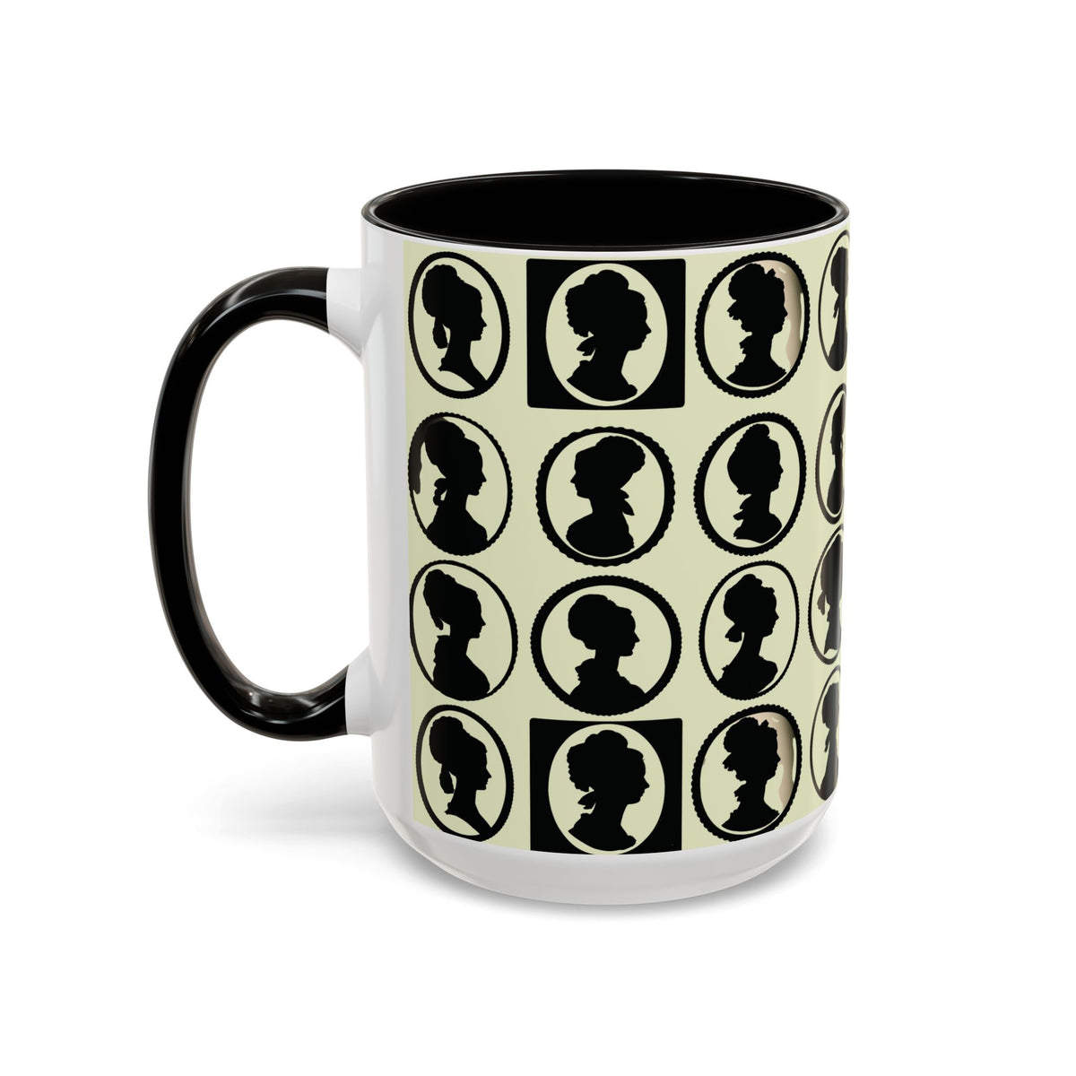 Mansfield Park Peacock Illustration Mug | Vintage Etching Wraparound