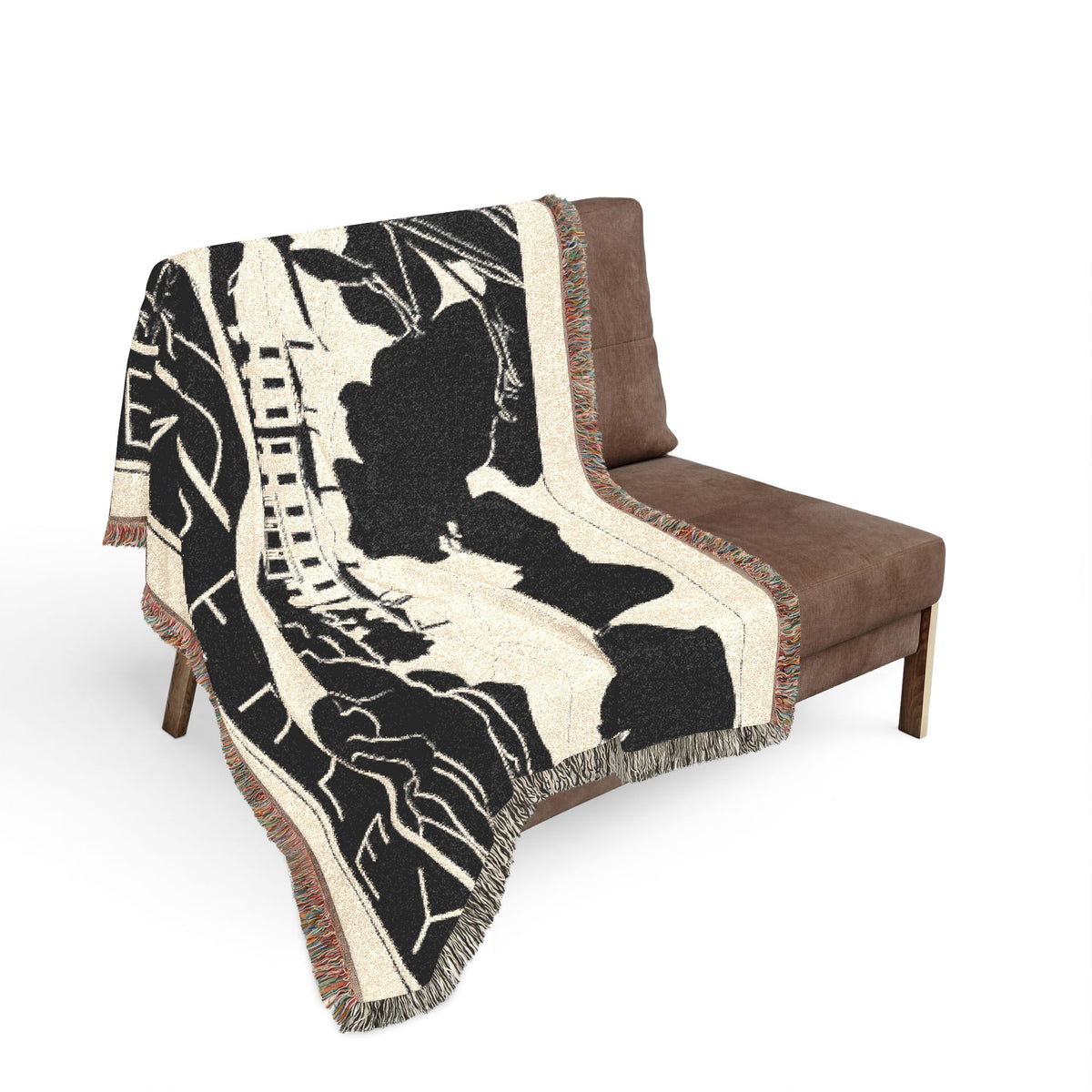 x Pemberley Estate Modernist Woven Blanket | Literary Home Decor - Jane Austen