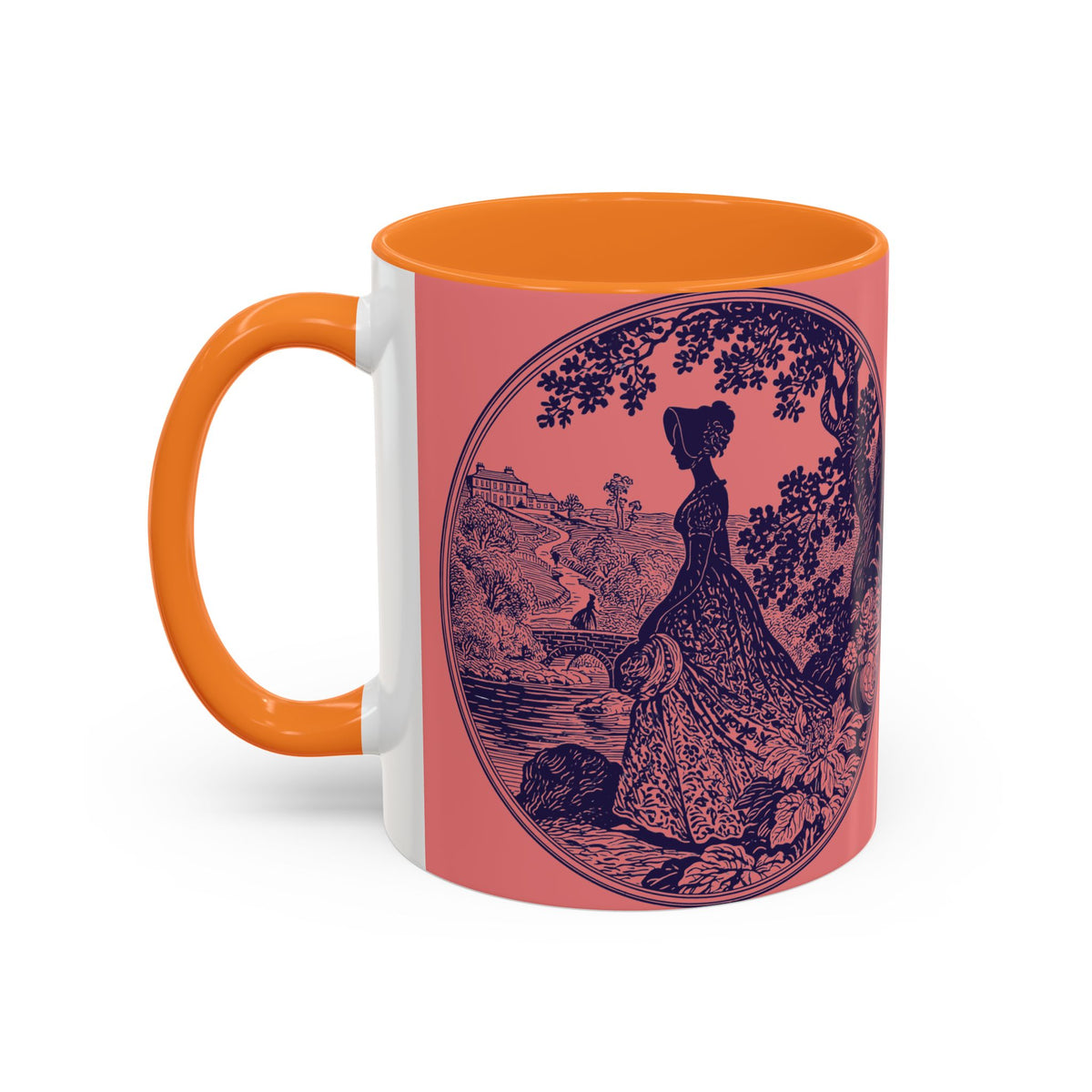 Barely Tolerable Vintage Portrait Mug — Funny Retro Coffee Cup (11oz/15oz)