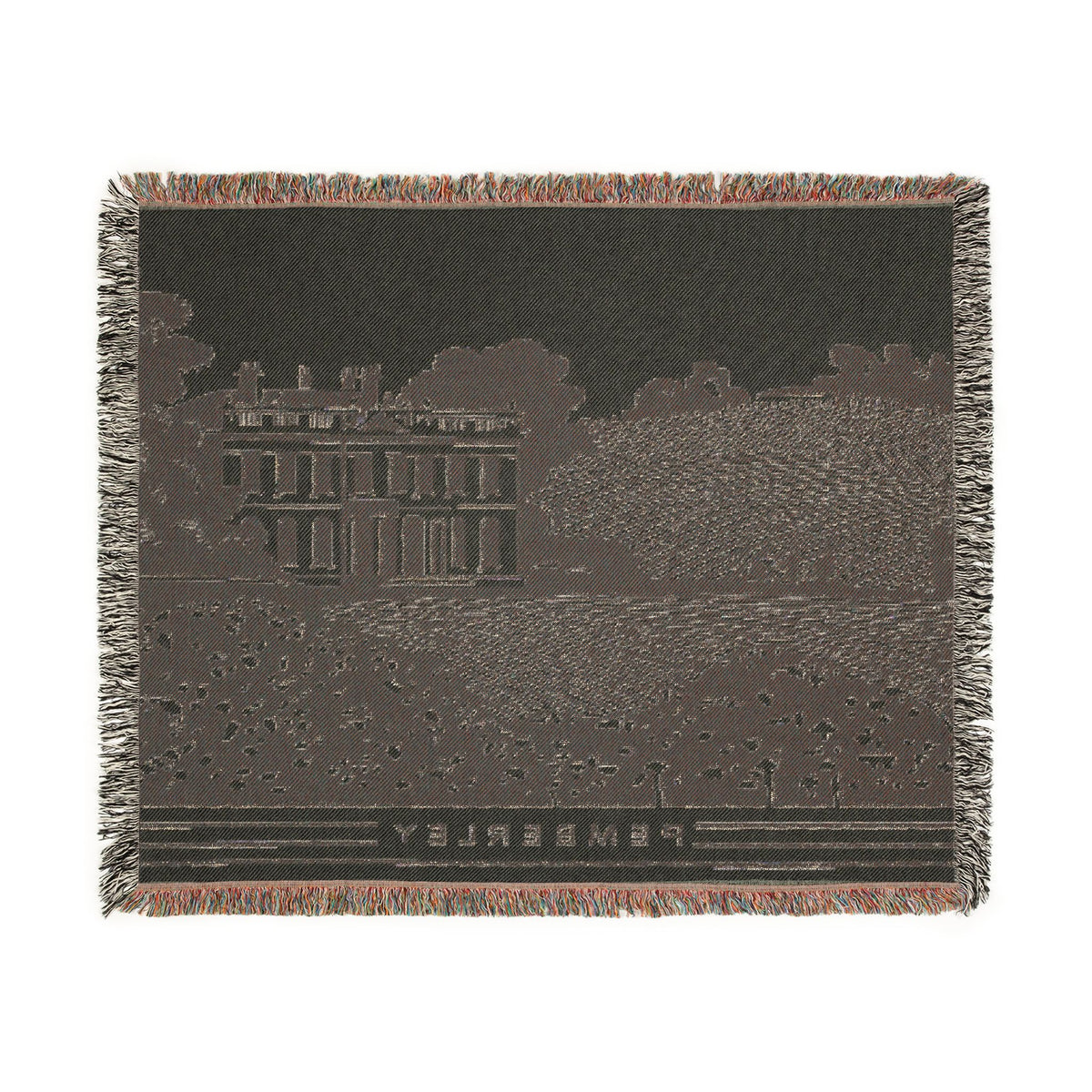 Pemberley Estate Woven Blanket | Vintage Manor Tapestry Throw