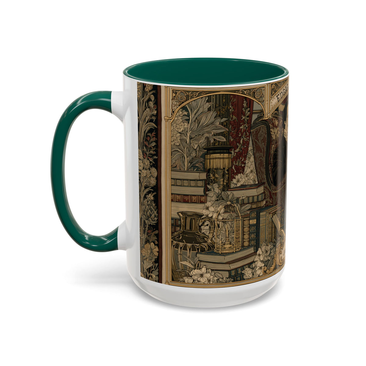 Edgar Allan Poe portrait Mug | Literary Gothic coffee mug