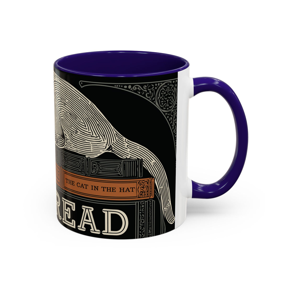 Bookstore Cat-Well Read Cat Mug | Literary Cat Stack Mug