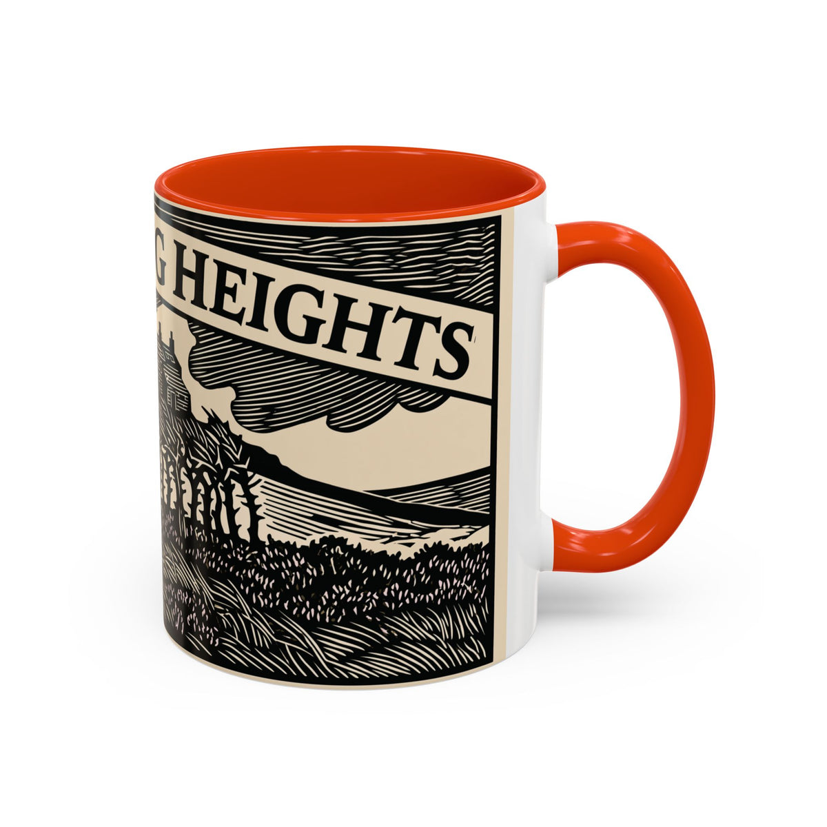 Wuthering Heights Coffee Mug | Emily Brontë Literary Design Mug