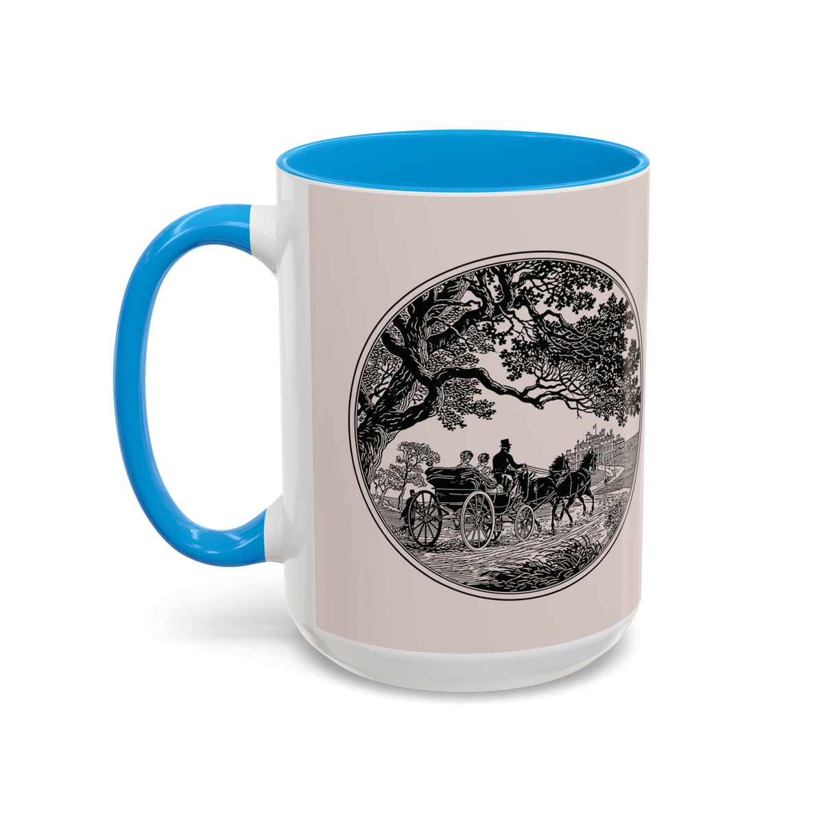 Romantic Vintage Silhouette Mug — "Most Ardently" Tea Coffee Cup (11oz/15oz)