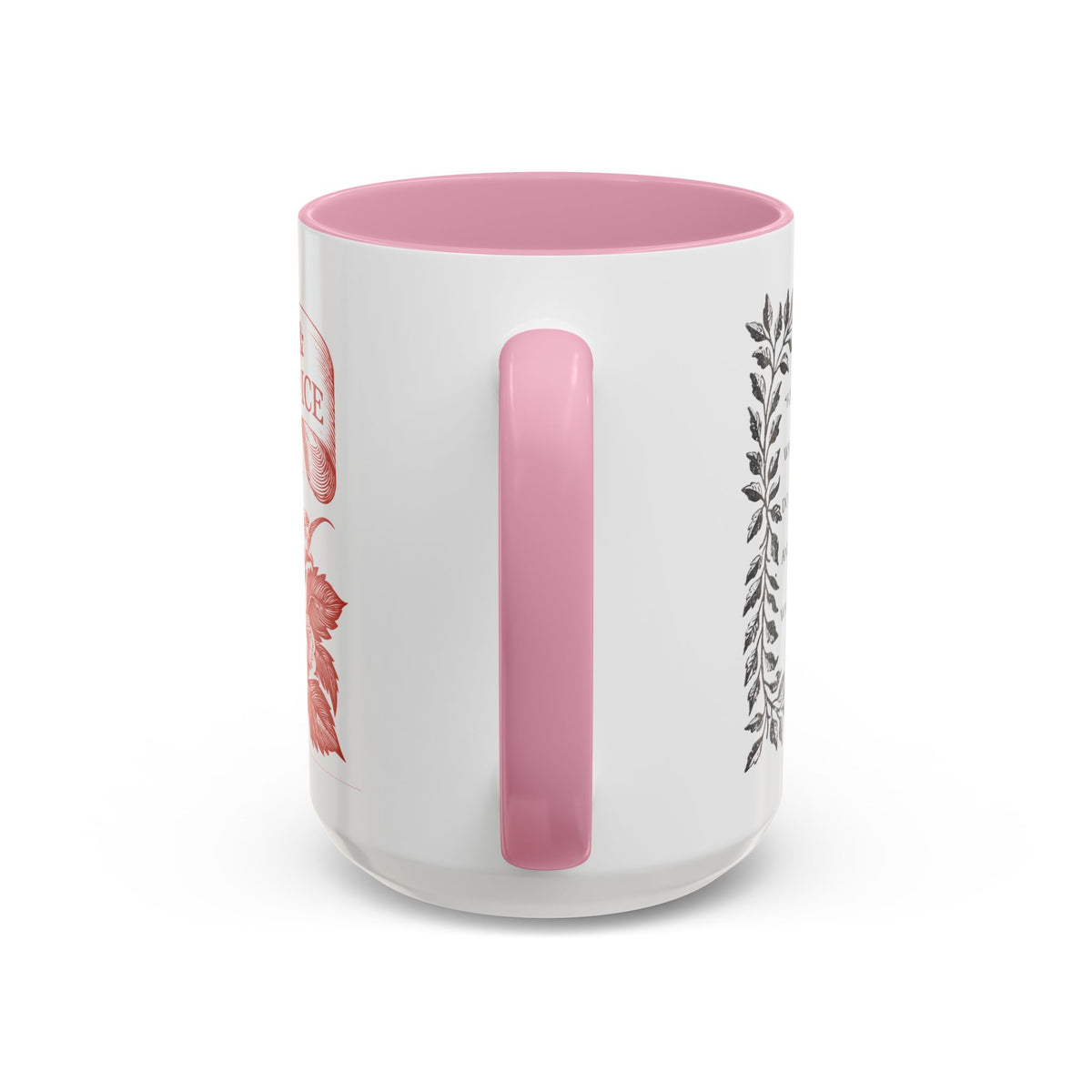 "...follies and nonsense" Elizabeth Bennet Quote  —  Pride & Prejudice Floral Mug (11oz/15oz)