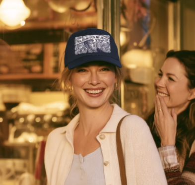Mr. Darcy On My Mind Dad Hat — Vintage Jane Austen Literary Walking Cap