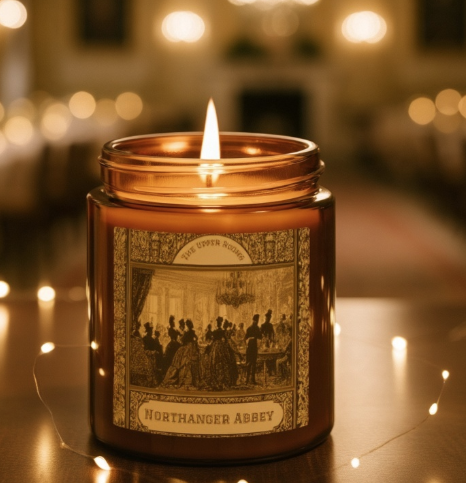 Northanger Abbey Illustration Candle | Soy Wax Candle
