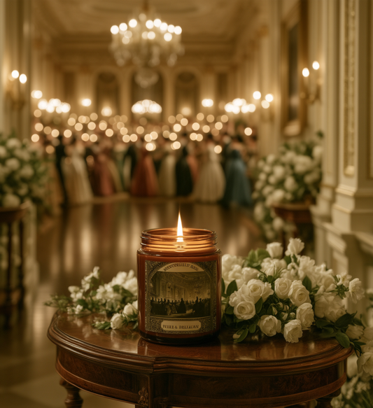 Netherfield Ball Illustration Candle | Soy Wax Candle