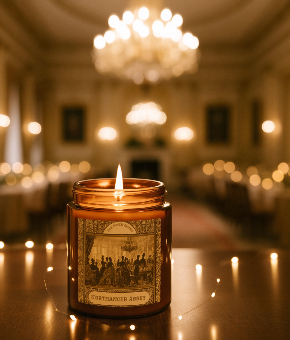 Northanger Abbey Illustration Candle | Soy Wax Candle