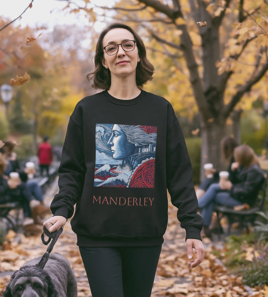 Manderley Crewneck Sweatshirt — "I feel her everywhere, you do too, don't you?"