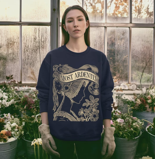 Most Ardently Vintage Floral Crewneck Sweatshirt
